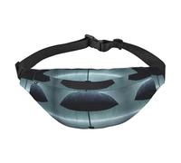 Sac banane de voyage parapluie noir sous la pluie, adapté pour le sport, la course, le cyclisme, les voyages, la pêche pour garçons, grand sac banane