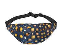 Sac banane de voyage Solar System Planets, adapté pour le sport, la course, le cyclisme, les voyages, la pêche