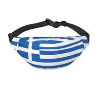Sac banane de voyage tendance avec drapeau grec, adapté pour le sport, la course à pied, le cyclisme, les voyages, la pêche, grand sac banane pour garçons
