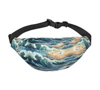 Sac banane de voyage tendance en forme de bateau à voile, convient pour le sport, la course à pied, le cyclisme, les voyages, la pêche pour garçons, grand sac banane à bandoulière