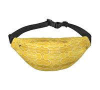 Sac banane de voyage tendance en forme de tranches de citron, adapté pour le sport, la course, le cyclisme, les voyages, la pêche, grand sac banane pour garçons
