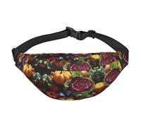 Sac banane de voyage tendance Fresh Chou, adapté pour le sport, la course, le cyclisme, les voyages, la pêche pour garçons, grand sac banane à bandoulière, noir, taille unique