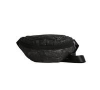 Sac banane décoré de strass pour femme - Élégant sac banane réglable avec poche pour téléphone portable - Essentiel de voyage - Lot de strass uniques, Noir , Beauté de masse