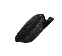 Sac banane décoré de strass pour femme - Élégant sac réglable avec poche pour téléphone portable - Style décontracté - Pochette décorée de strass essentiels, Noir , Beauté de masse