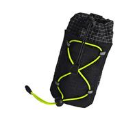 Sac banane d'extérieur simple avec clip pour bouteille d'eau multifonction avec boucles à crochet, léger, avec clip et stockage d'eau pour la course à pied, la pêche, la photographie, vert fluorescent