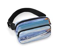 Sac banane d'hiver pour le ski - Sac banane avec fermeture éclair - Avec sangle réglable