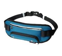 Sac banane d'hydratation pour femme, téléphone portable, portefeuille, clés, cartes et rangement de bouteilles d'eau, Bleu