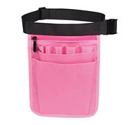 Sac banane d'infirmière, avec plusieurs poches, avec sangle de taille réglable, pour organisateur d'infirmières, rose, Mode