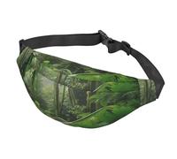 Sac banane divers légumes et fruits pour femme et homme - Sac banane imperméable avec ceinture réglable - Sac à bandoulière décontracté - Sac banane de voyage pour le sport, la course à pied, le