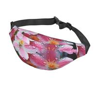 Sac banane divers légumes et fruits pour femme et homme - Sac banane imperméable avec ceinture réglable - Sac à bandoulière décontracté - Sac banane de voyage pour le sport, la course à pied, le