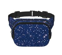 Sac banane double couche Space Star Galaxy pour homme et femme, sac banane réglable pour voyage, randonnée, course à pied, cyclisme, festival