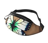Sac banane Eagle Under The Stars pour homme et femme, sac banane tendance, sac banane pour voyage, sport, marche, Joli petit papillon, Taille unique