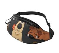 Sac banane élégant avec imprimé chien Corgi pour homme et femme, sac de voyage confortable pour la randonnée, le cyclisme et la course à pied
