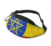 Sac banane élégant avec imprimé drapeau de l'Éthiopie pour homme et femme, sac de voyage confortable pour la randonnée, le cyclisme et la course à pied