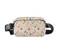 Sac banane élégant avec motif Bitcoins et flocons de neige pour femmes, hommes, adolescents, pour voyage, shopping, course à pied, Musique classique Reggae Color, 1 Size