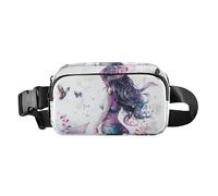 Sac banane élégant avec note de musique squelette pour homme et femme, Chic Sirènes Blanc, 1 size