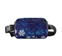 Sac banane élégant avec sangle réglable pour cyclisme, randonnée, gym, Superbe texture hivernale nuit sombre, 1 Size