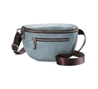 Sac banane élégant pour femme - Demi sac de ceinture à bandoulière - Sac de selle tendance, bleu