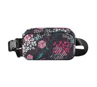 Sac banane élégant pour femmes, hommes, adolescents, sac à bandoulière imperméable avec sangle réglable pour entraînement, course à pied, randonnée, style abstrait, hexagonal, ruche, Ruche hexagonale