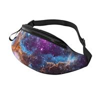 Sac banane élégant pour homme et femme avec imprimé galaxie univers galaxie pour randonnée, cyclisme et course à pied