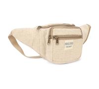 Sac banane en chanvre - Sac banane réglable avec plusieurs poches, design durable pour voyage, aventures en plein air, randonnée, multicolore, L, Modèle 4