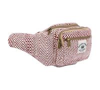 Sac banane en chanvre - Sac banane réglable avec plusieurs poches, design durable pour voyage, aventures en plein air, randonnée, multicolore, L, Modèle 5