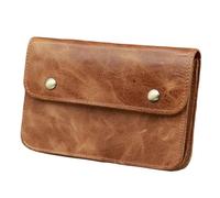 Sac banane en cuir pour homme avec boucle de ceinture, crochet de hanche, sac banane fait à la main, petite pochette pour téléphone portable pour les sorties, 2, One Size