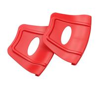 Sac banane en cuir pour téléphone portable - Cuir véritable, sangle réglable robuste, design élégant | Sac banane multifonction pour homme, voyage en plein air, articles essentiels pour, rouge