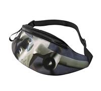 Sac banane en forme d'avion de l'armée américaine pour homme et femme - Sac banane tendance pour la course à pied - Sac à bandoulière étanche pour partout avec sangle réglable - Sac de sport pour