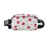 Sac banane en forme de baies de cerises sur tige Sac banane d'extérieur, multicolore, Taille unique, Décontracté