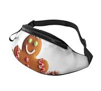 Sac banane en forme de bonhomme en pain d'épice pour homme et femme - Sac banane étanche pour le sport - Sac banane d'extérieur