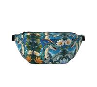 Sac banane en forme de dinosaure mignon pour la course à pied, sans rebond pour salle de sport, sac banane étanche avec sangle réglable