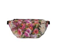 Sac banane en forme de vase de fleurs et de tasse avec ceinture réglable pour voyage, sport, multicolore, Taille unique, Sac à dos de