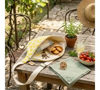 Sac Banane En Gaze De Coton Imprimé Léopard Jaune TU