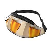 Sac banane en mousse de bière pour homme et femme, léger et réglable, sac banane tendance pour voyage, randonnée, course à pied