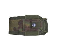 Sac banane en nylon avec clips sécurisés pour la randonnée, le camping, le rangement de matériel de plein air, support de communication en plein air, Camouflage C.