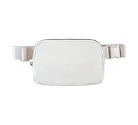 Sac banane en nylon imperméable pour homme - Grande capacité - Pochette pour téléphone portable - Pour la course à pied, les voyages, le sport - Tendance - Grande capacité - Sangle réglable, Couleur