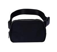 Sac banane en nylon imperméable pour homme - Grande capacité - Pochette pour téléphone portable - Pour la course à pied, les voyages, le sport - Tendance - Grande capacité - Sangle réglable, Couleur