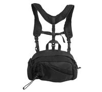 Sac banane en nylon imperméable, sac à bandoulière antivol pour adolescent, sac de poitrine pour homme, gris, 32.0*11.0*19.0