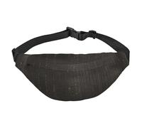 Sac banane en polyester imprimé hiéroglyphe égyptien antique pour homme et femme, sac banane pour voyage, marche, sport avec sangle réglable, Noir , Taille unique