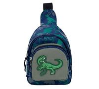 Sac banane en tissu avec motif dinosaure pour enfants de 5 à 10 ans, bleu, taille unique