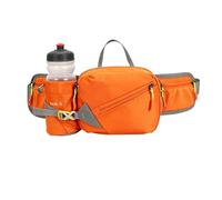Sac Banane en Tissu Oxford avec Porte-Bouteille d'eau-Pochette D'hydratatio | 8,66 X 6,3 X 3,54 Pouces, Ceinture Réglable De 31,5 À 55,12 Pouces, Construction Légère De 280 G, Convient Aux Bouteilles Jus