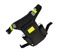 Sac banane en tissu Oxford pour radio bidirectionnelle, sac de jambe tactique, sac banane de sport de plein air, poches de cuisse de randonnée facile à transporter, Avec stri réfléchissant