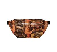 Sac banane étanche avec sangle réglable pour la course à pied et chapeau de cowboy lasso