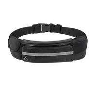 Sac banane étanche pour course à pied, cyclisme, course à pied, jogging, course à pied, Noir , 2 pièces