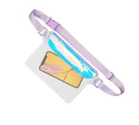 Sac banane étanche | Sac pour téléphone étanche | Portefeuille transparent pour passeport avec sangle réglable pour les sports nautiques, la natation, la plongée avec tuba