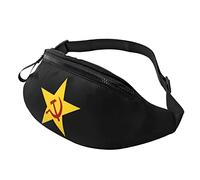 Sac Banane Faucille Et Marteau De L'Urss Grande Capacité Sac De Taille Mode Waist Pack Pour Outdoor Voyage Cyclisme 14X35Cm
