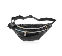 Sac Banane Femme Sac Banane à Paillettes for Femme, Pochette, Porte-Monnaie, Sacoche, Ceinture Laser, Portefeuille(Black)