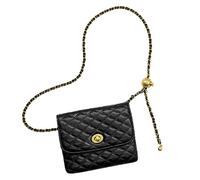 Sac Banane Femme Sacs de Taille Petite à Bandoulière Fanny Bag Sac Banane en Cuir à la Mode Réglable Ceinture Chaîne Piquée pour Filles Voyage