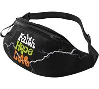 Sac Banane Foi Espérance Amour Christianisme, Sac Banane Homme Portable Sac À Dos Loisir Sac Banane Voyage pour Homme Femme Activités
